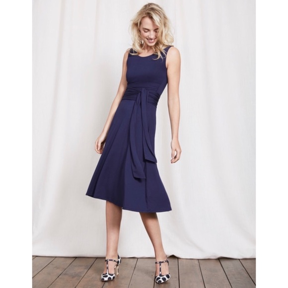 Boden Dresses & Skirts - Boden tie waist ballet stretch jersey tank dress